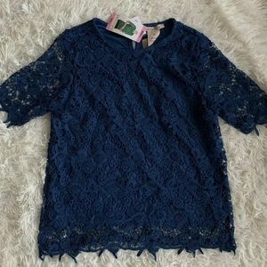 Philosophy lace sleeve blouse